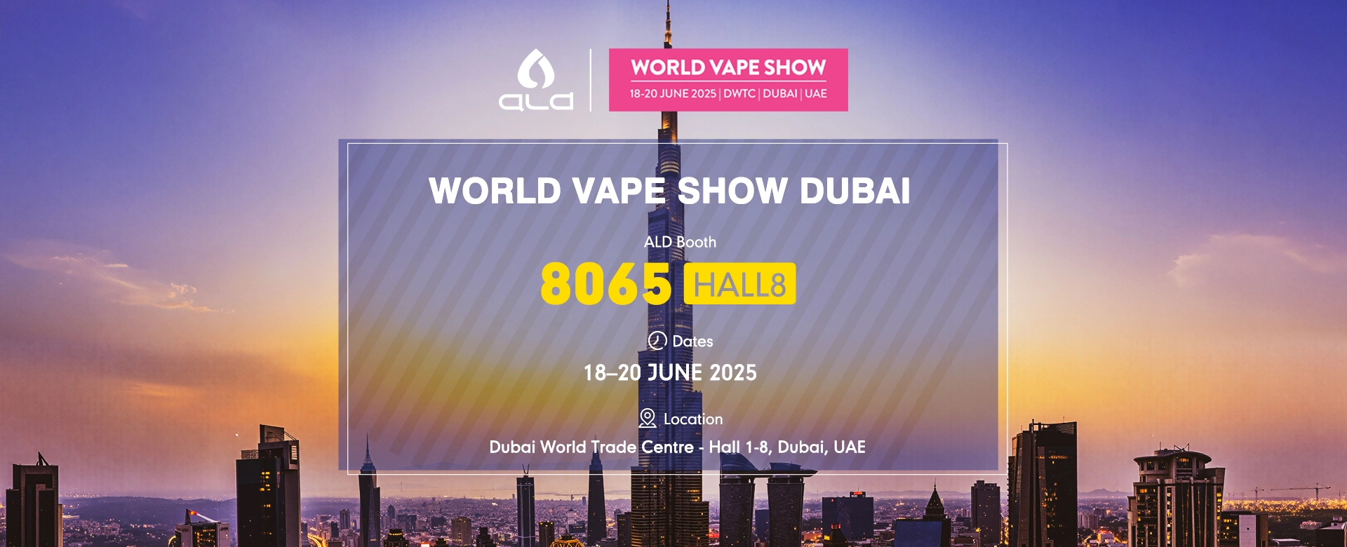 World Vape Show Dubai 2025 Invitation World Vape Show Dubai 2025 Invitation