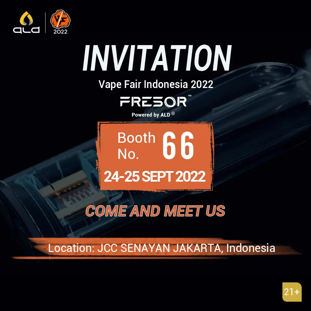 ALD Vape Fair Indonesia 2022 Invitation 1