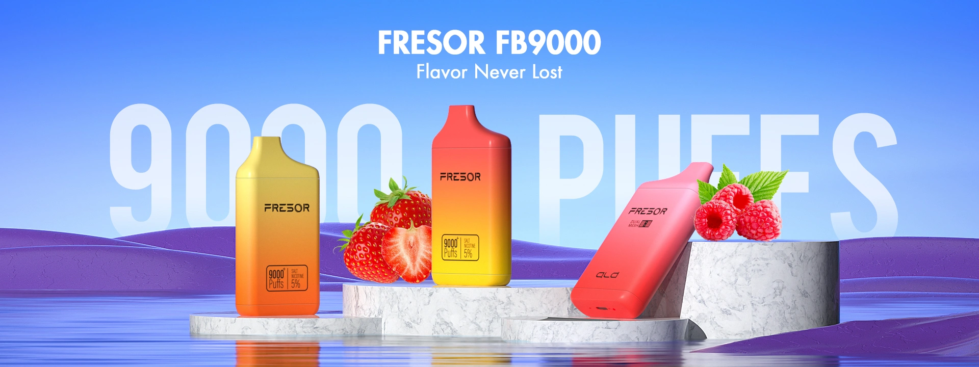 ALD vape 2023 new vape model : FRESOR 9000 puffs