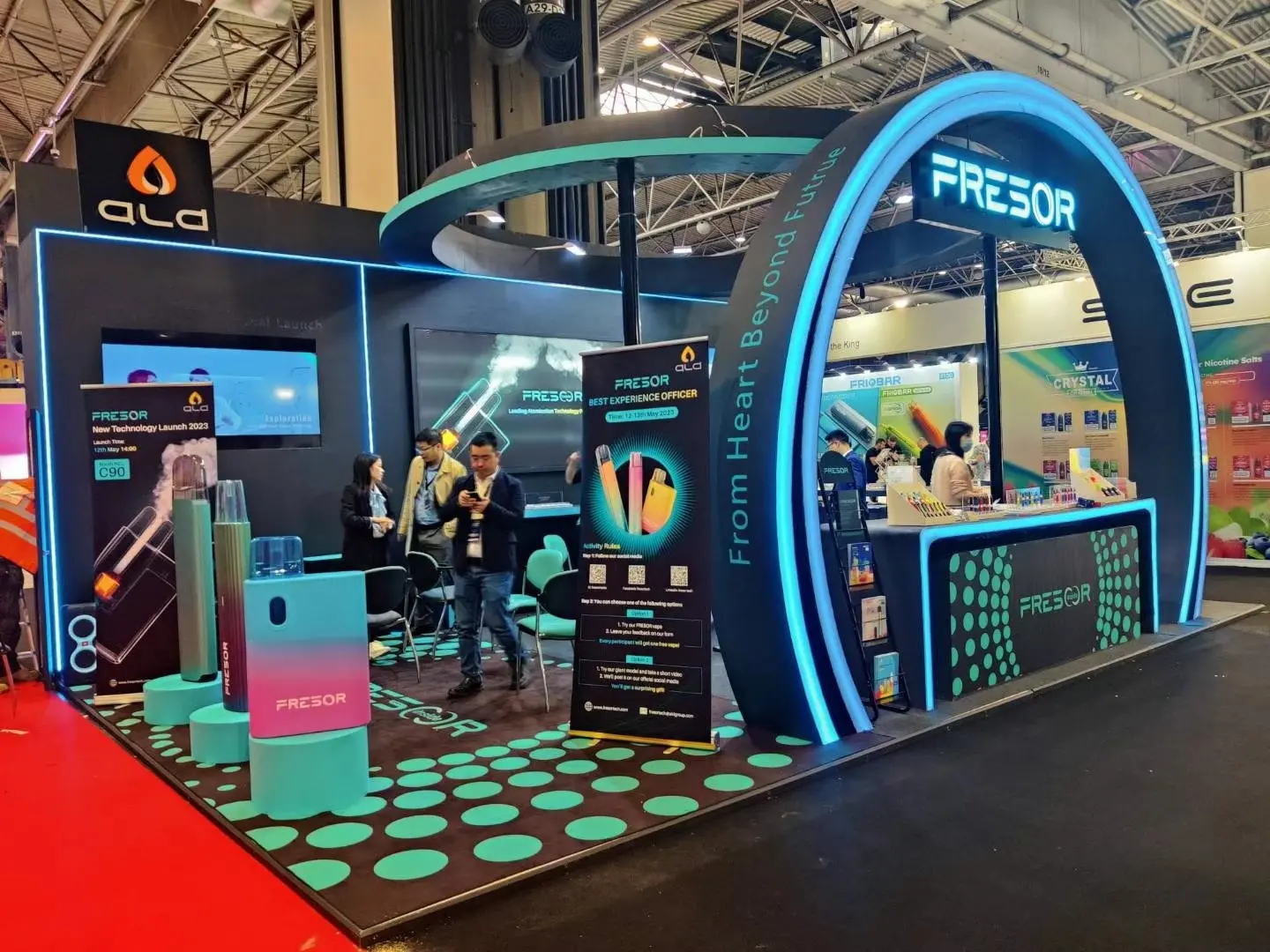 Vaper Expo UK 2023 ALD FRESOR booth