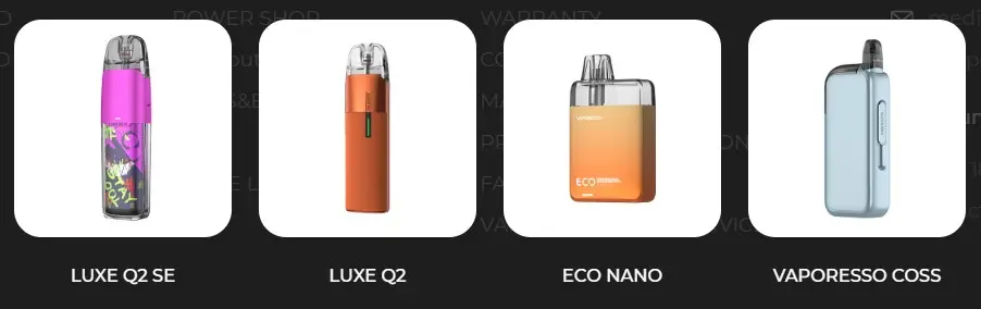 Products of Vaporesso