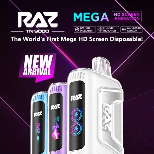 Raz Vape 9000 Puffs Flavors