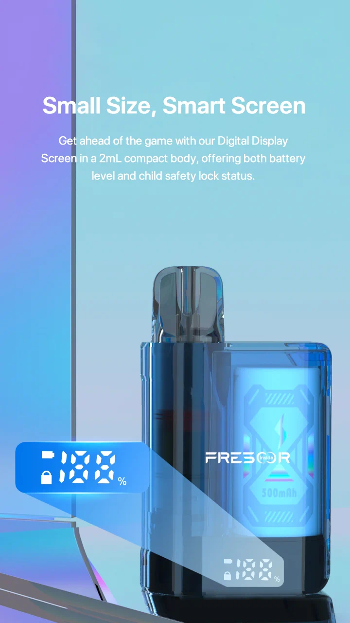 FRESOR BOX M2 - Child Safety Lock, Screen Pod Vape