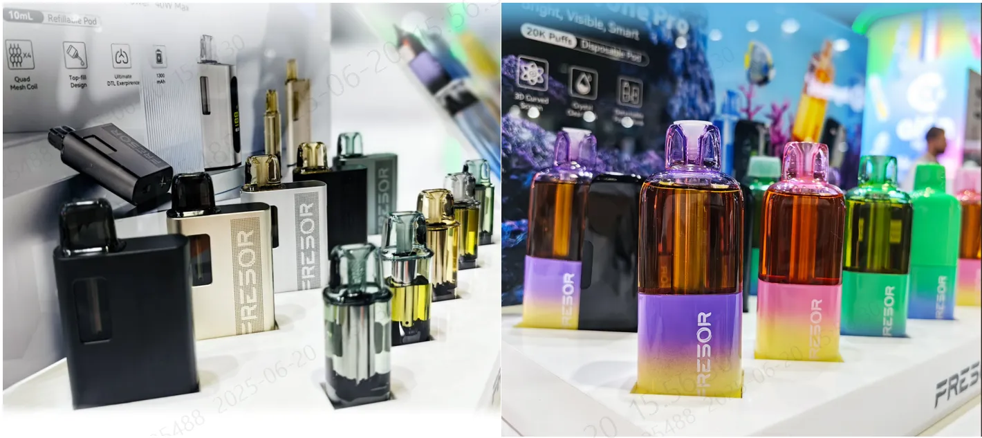 WVS Dubai 2025 vape products showcase